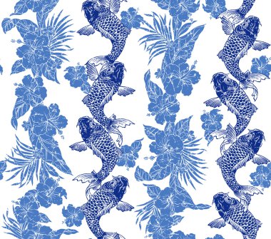 Hibiscus sazan desen