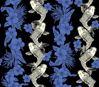 Hibiscus sazan desen