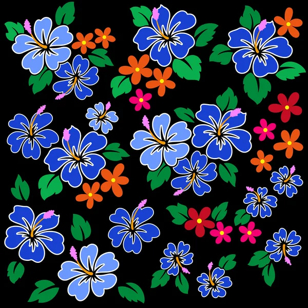 Tropische bloem illustratie — Stockvector