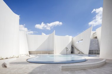 Puebla, Meksika - 29 Ağustos 2016: Barok Müzesi, Museo Intern