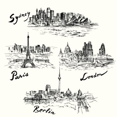 Paris, berlin, Londra, sydney