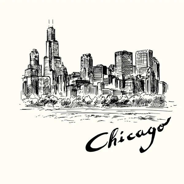 Chicago — Stockvektor