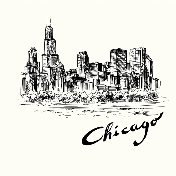 Chicago. —  Vetores de Stock