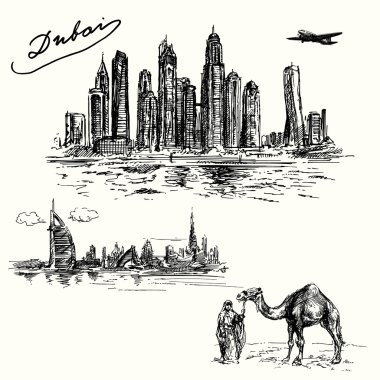 Dubai - elle çizilmiş ayarla