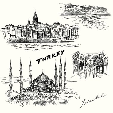 Türkiye, Istanbul - el çekilmiş seti