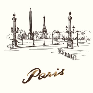 Paris - place de la Concorde'ye
