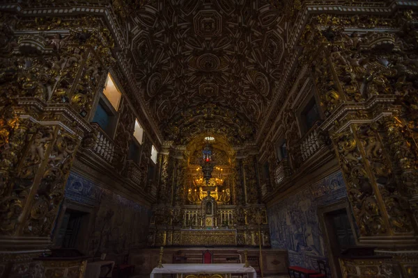 Salvador Bahia Brasil Novembro 2020 Vista Altar Igreja São Francisco — Fotografia de Stock