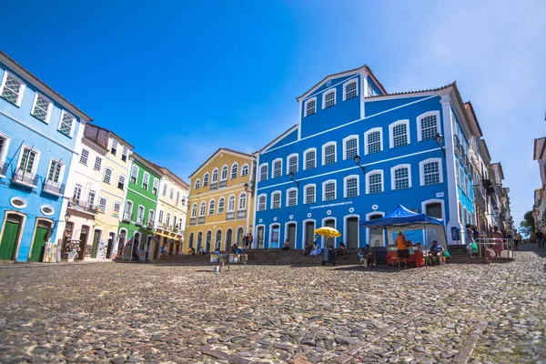 Salvador, Bahia, Brezilya, Kasım 2020 - Pelourinho ve Jorge Amado 'nun Ev Vakfı (Fundacao Casa de Jorge Amado)