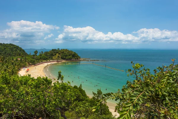 Vista Hermosa Isla Frades Ilha Dos Frades Salvador Bahía Brasil — Foto de Stock