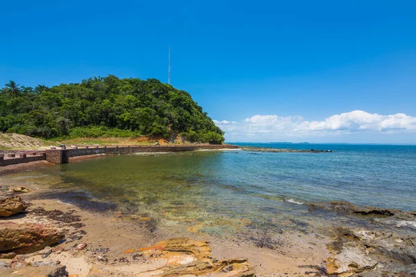 Vista Hermosa Isla Frades Ilha Dos Frades Salvador Bahía Brasil — Foto de Stock
