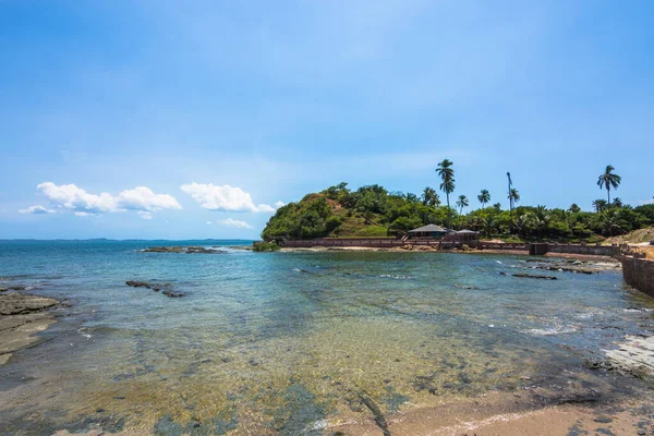 Vista Hermosa Isla Frades Ilha Dos Frades Salvador Bahía Brasil — Foto de Stock