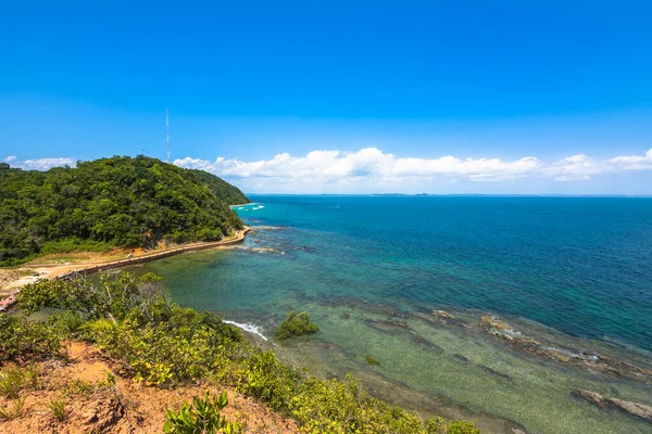 Vista Panorámica Hermosa Isla Frades Ilha Dos Frades Salvador Bahía — Foto de Stock