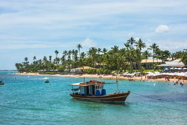 Praia Forte Bahia Brazil November 2020 View Beautiful Fort Beach — Stockfoto