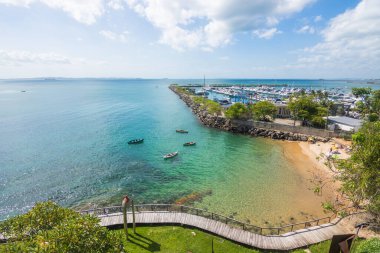 View of Solar da Uniao Beach (Prainha Solar da Uniao) - Salvador, Bahia, Brazil