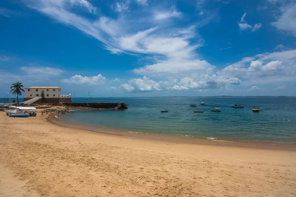 View Beautiful Famous Porto Barra Beach Saint Mary Fort Forte — Stockfoto