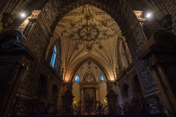 Toledo Spanien Oktober 2019 Inre Utsikt Över Toledos Katedral — Stockfoto