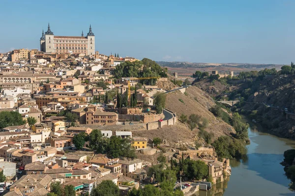 Vista Toledo Desde Mirador Llamado Mirador Del Valle Toledo España — Foto de Stock