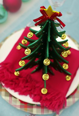 Christmas ans New Year table decoration clipart