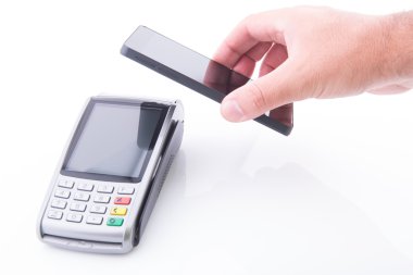 El ile bir smartphone