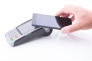 El ile bir smartphone