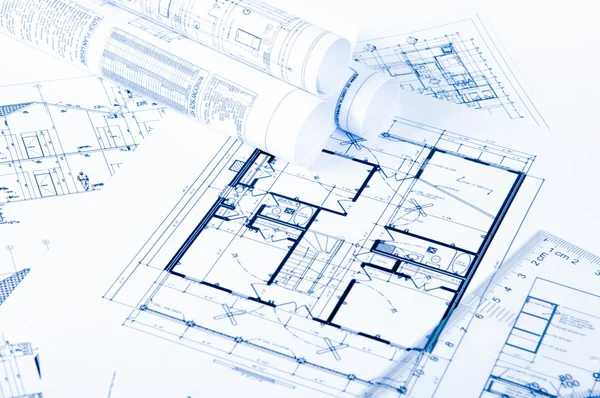 Algunos dibujos de ingeniería —  Fotos de Stock