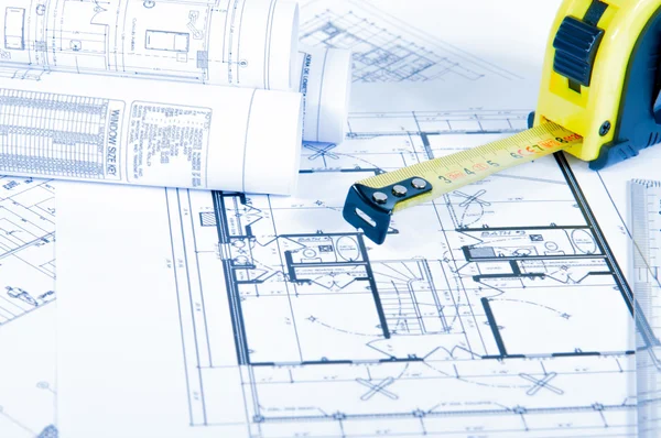 Algunos dibujos de ingeniería —  Fotos de Stock