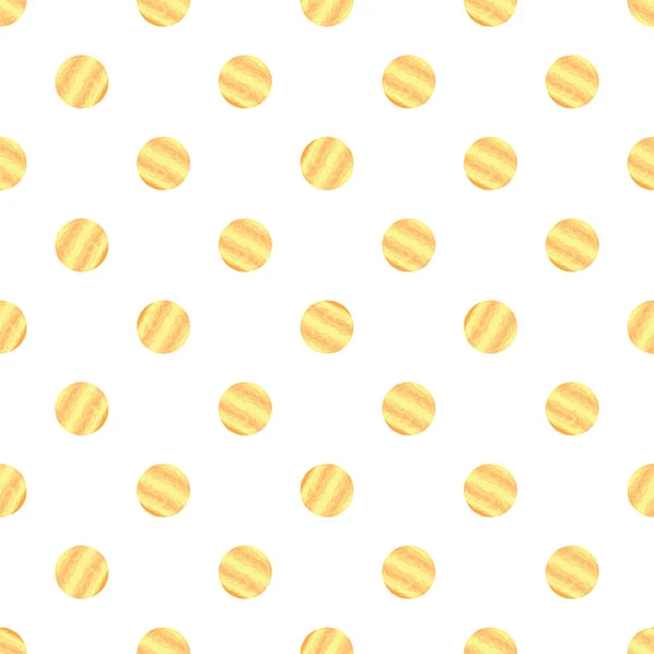 Seamless pattern with gold dots — Stock Vector