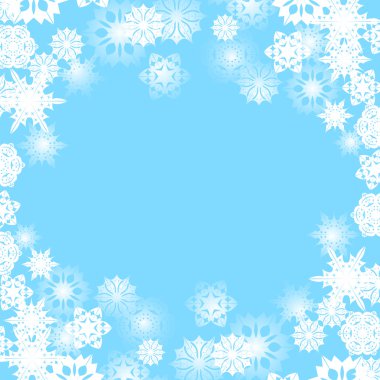 Noel ve yeni arka plan ile kar taneleri ve fo yer yıl