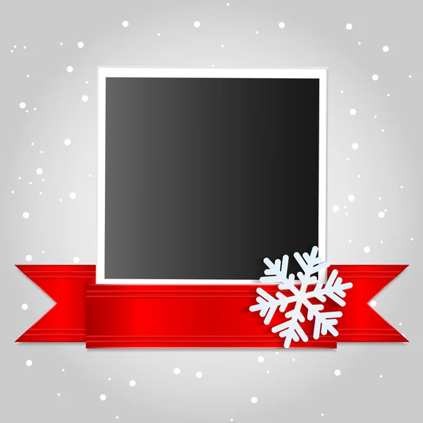 Weihnachten und Neujahr Hintergrund mit Platz für Ihr Design — Stockvektor