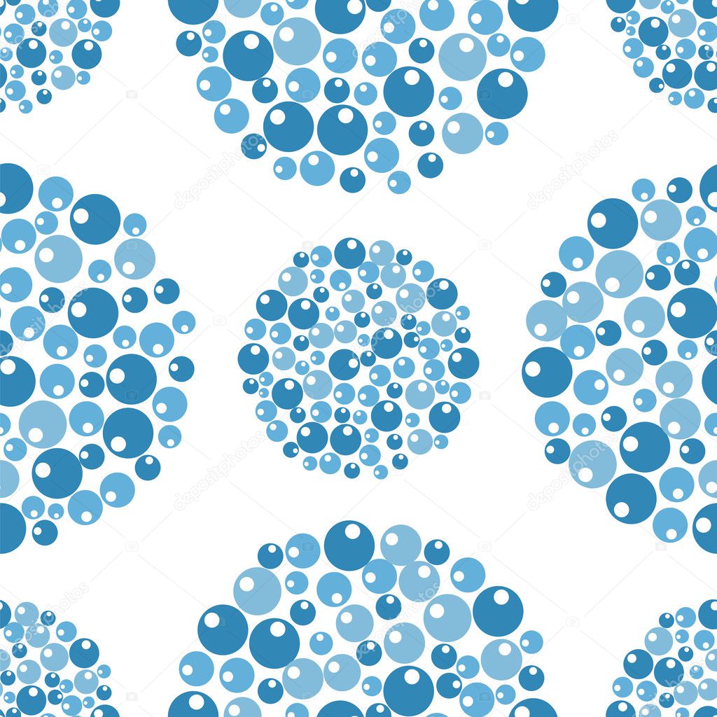 Abstract seamless pattern with drops 