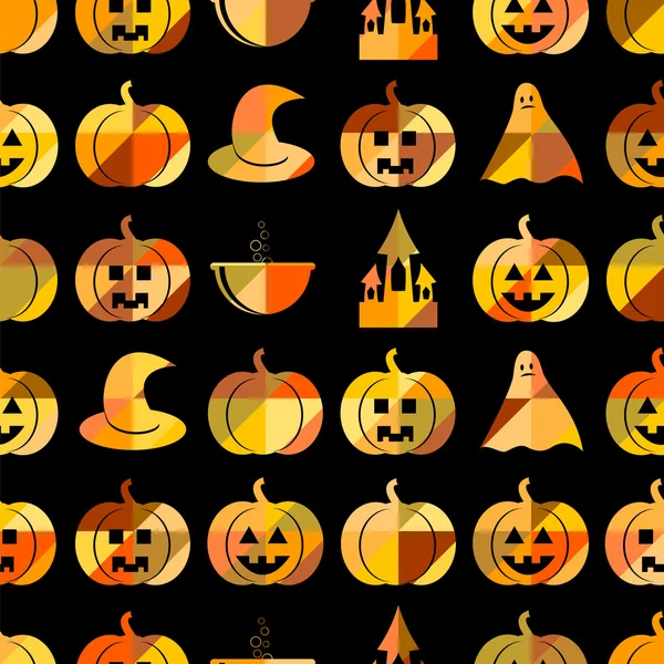 Patrón sin costuras para Halloween — Vector de stock