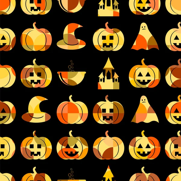 Modello senza cuciture per Halloween — Vettoriale Stock