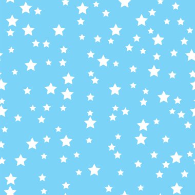 Mavi bir arka plan üzerinde beyaz yıldız ile Seamless Modeli