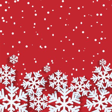 Kar taneleri ile Noel ve yeni yıl için arka plan 
