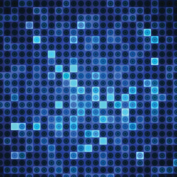 Abstraktní pozadí modré obdélníky a kruhy — Stockový vektor