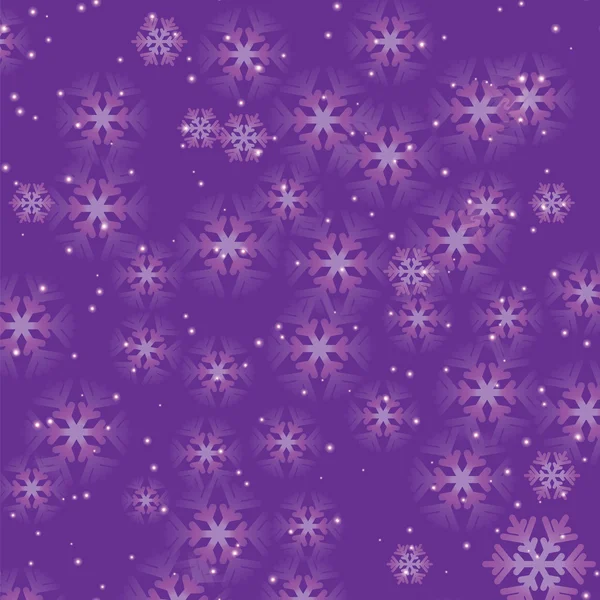 Vánoce a nový rok třpytivé pozadí se sněhové vločky — Stockový vektor