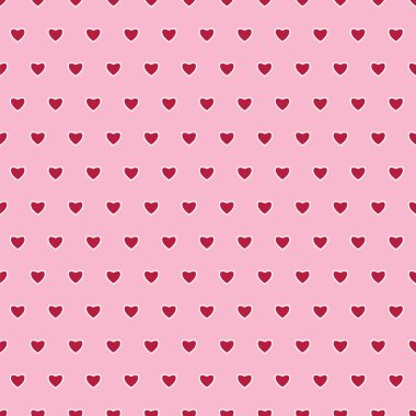 Sevgililer günü kalpleri ile Seamless Modeli 