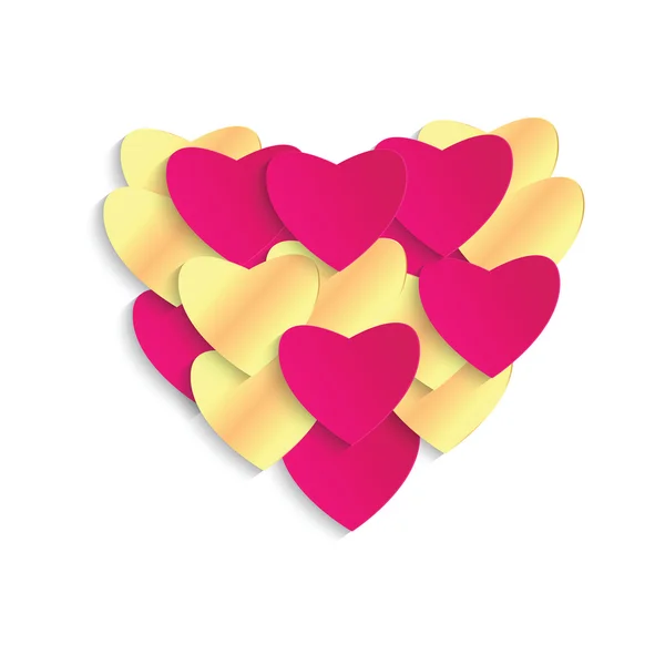 Valentines hjärta. — Stock vektor