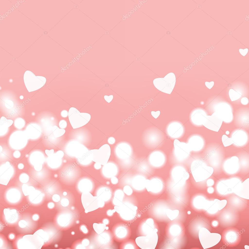 Background with hearts  for Valentine's Day 