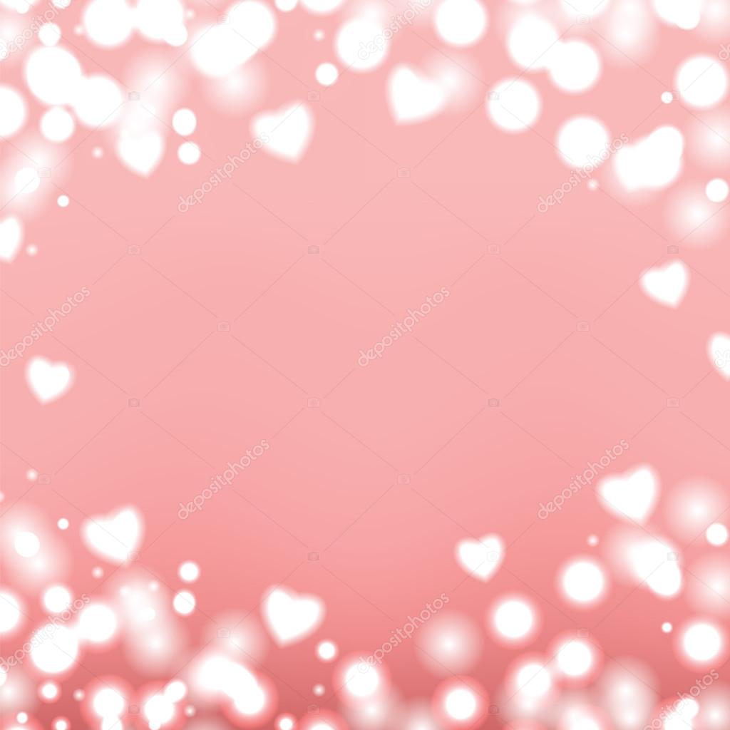 Background with hearts for Valentine's Day 