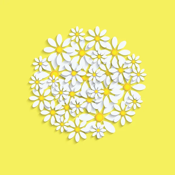 Fundo floral — Vetor de Stock