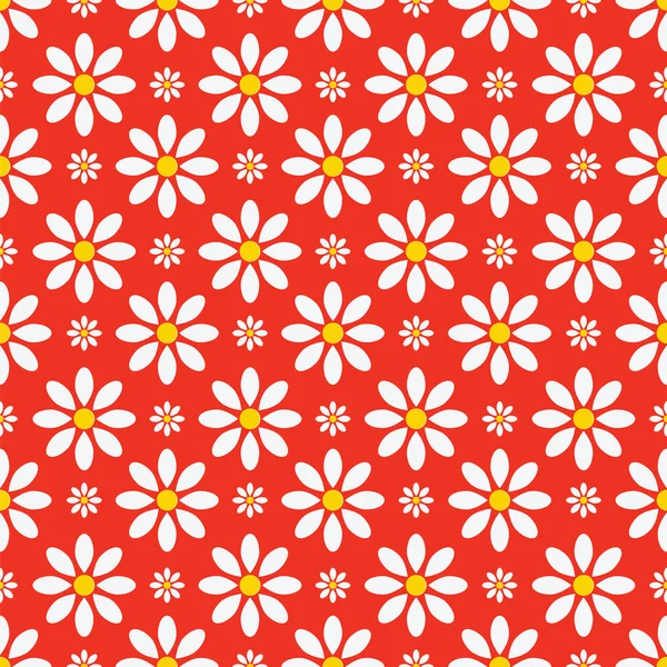 Abstract seamless floral pattern — Stock Vector