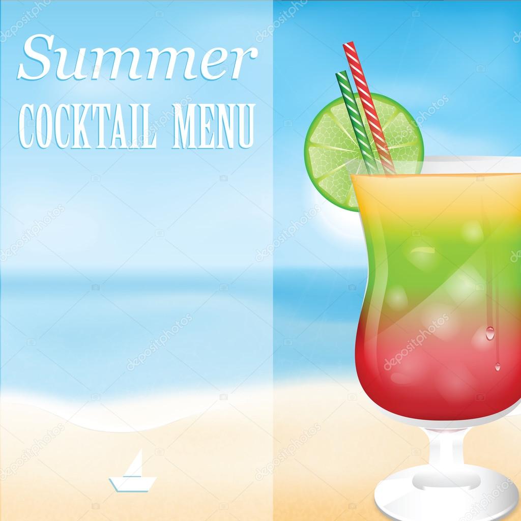  Design a menu for summer drinks