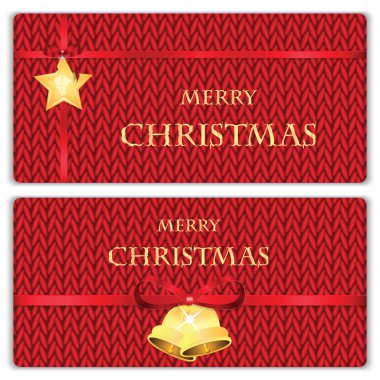 Noel ve yeni yıl arka planlar kümesi