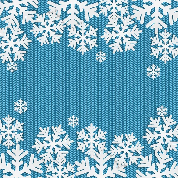 Weihnachten und Neujahr Hintergrund mit Platz für Ihren Text — Stockvektor