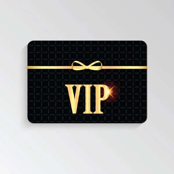 Altın harfleri ve kurdele ile Vip kart
