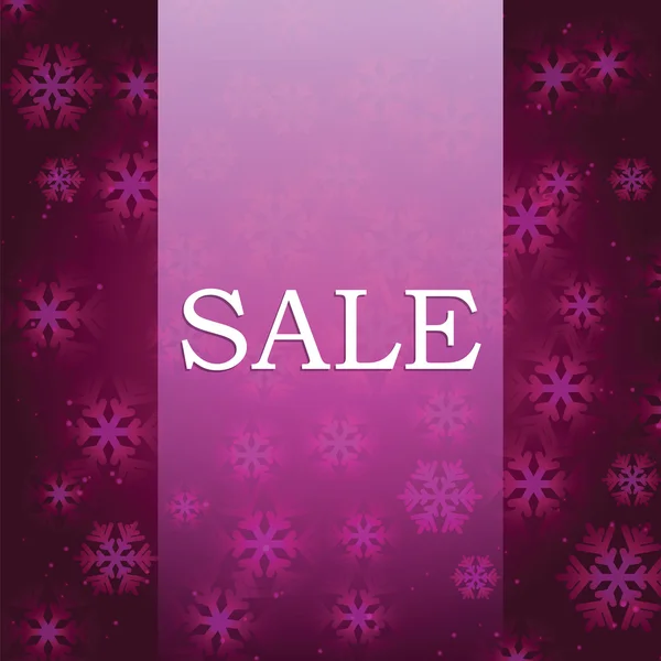 Poster for winter sales — Stock Vector