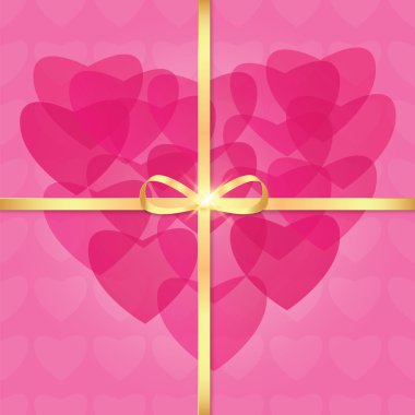 mutlu Sevgililer günü kartı tasarımı. 