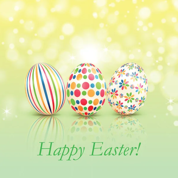 arka plan ile renkli Paskalya yumurtaları