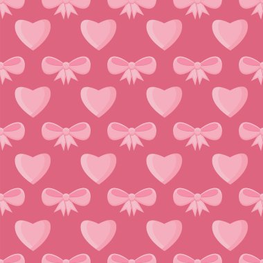 Kalpleri ve Sevgililer günü için yay ile Seamless Modeli 